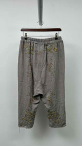 By Walid Floral-embroidered Easy Pants