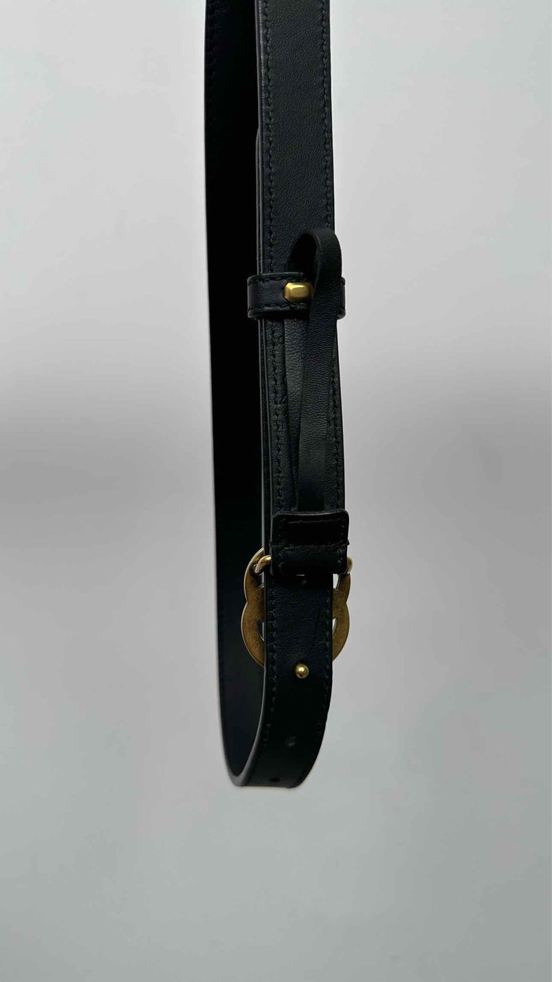 Gucci eather Logo Belt