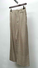 Jacquemus Plaid Wide Pants