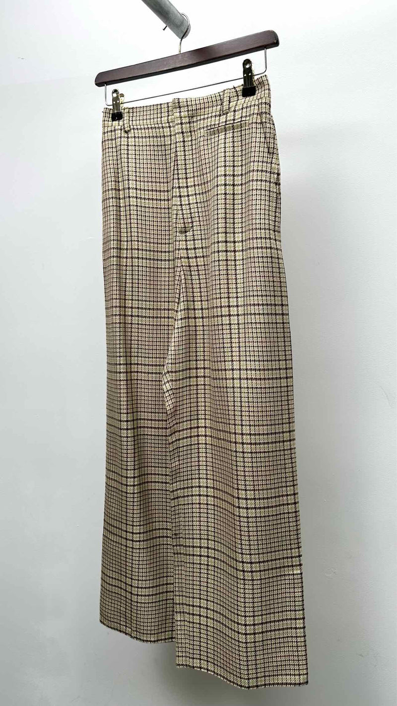 Jacquemus Plaid Wide Pants