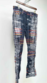 Issey Miyake Men Pressed Printed Pants