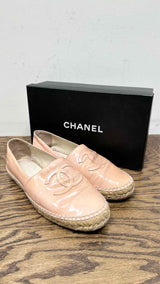Chanel Interlocking CC Logo Flats