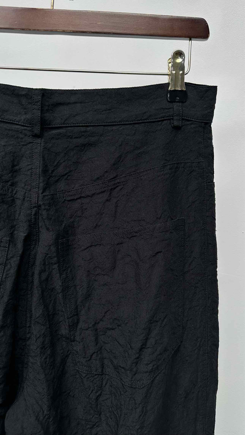 Forme D'expression Oversized Cropped Linen Pants