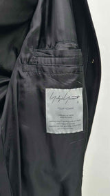 Yohji Yamamoto Pour Homme Wool Gabadine Hooded Mods Coat