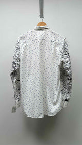 Comme Des Garcons Shirt L/S Detailed Printed Shirt