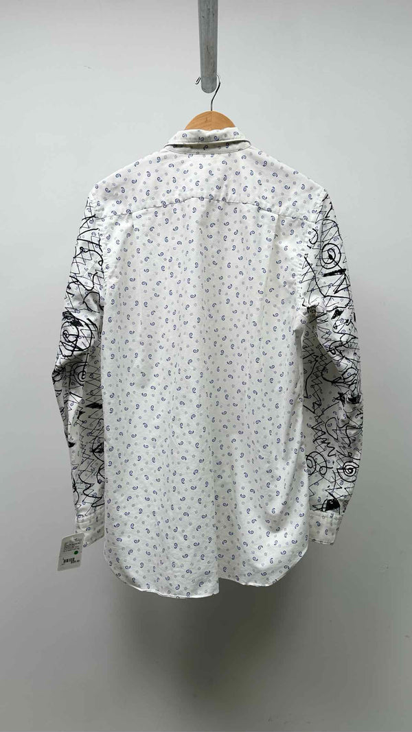 Comme Des Garcons Shirt L/S Detailed Printed Shirt