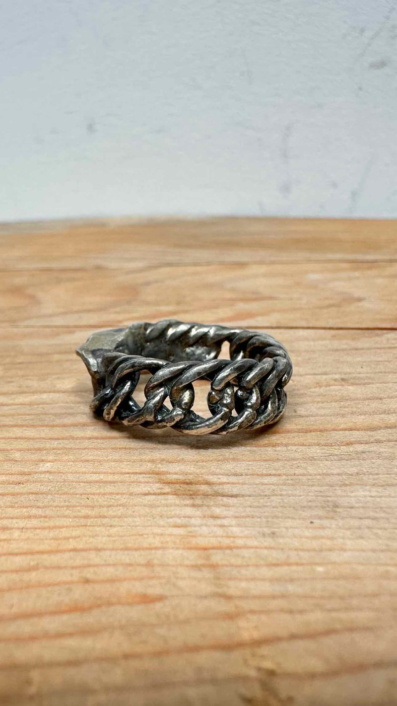 Carol Christian Poell Melted Silver Ring