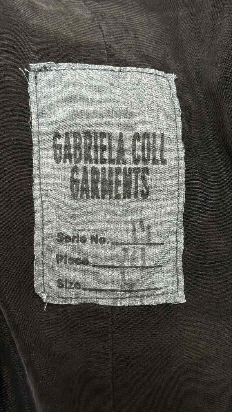 Gabriela Coll Garments No.261 Silk Bomber Jacket