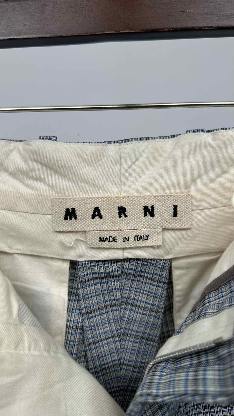 Marni Check Wide Pants