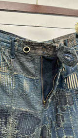 Kapital Boro Denim Shorts