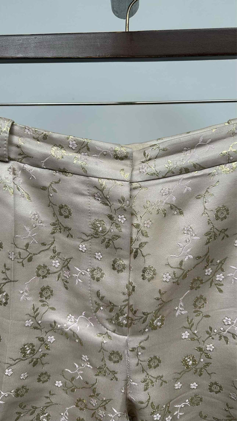 Marni Floral Jacquard Cropped Pants