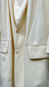 Comme Des Garcons Gathered Collar Light Jacket
