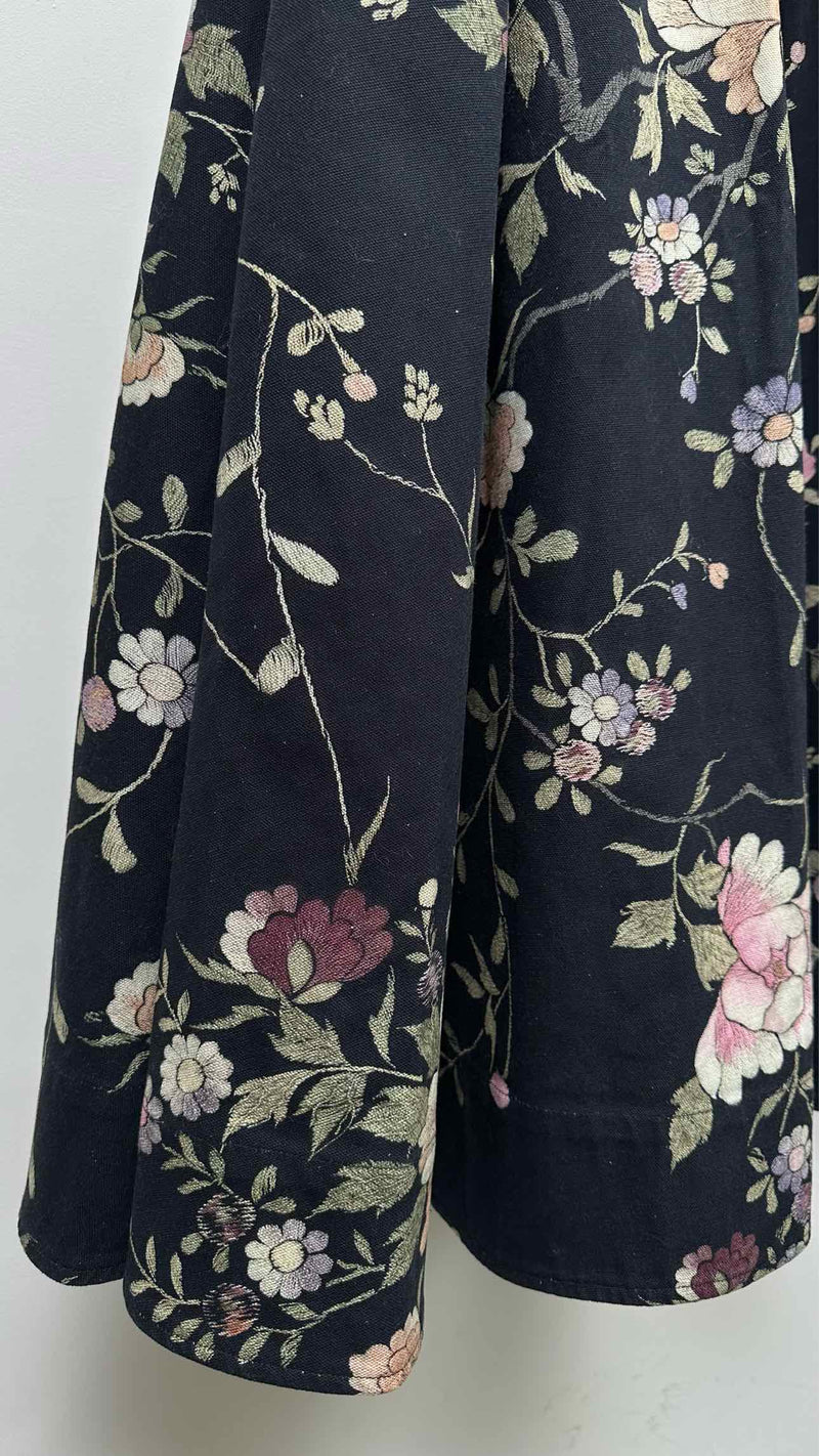 By Walid Floral Long Easy Skirt