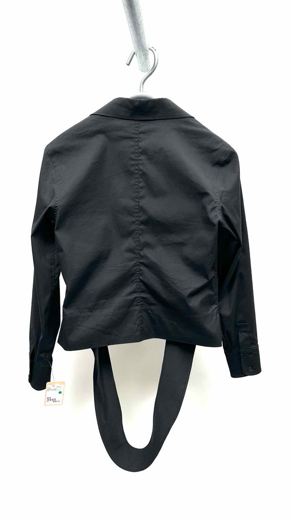 Yves Saint Laurant Bottom-wrap Shirt Jacket