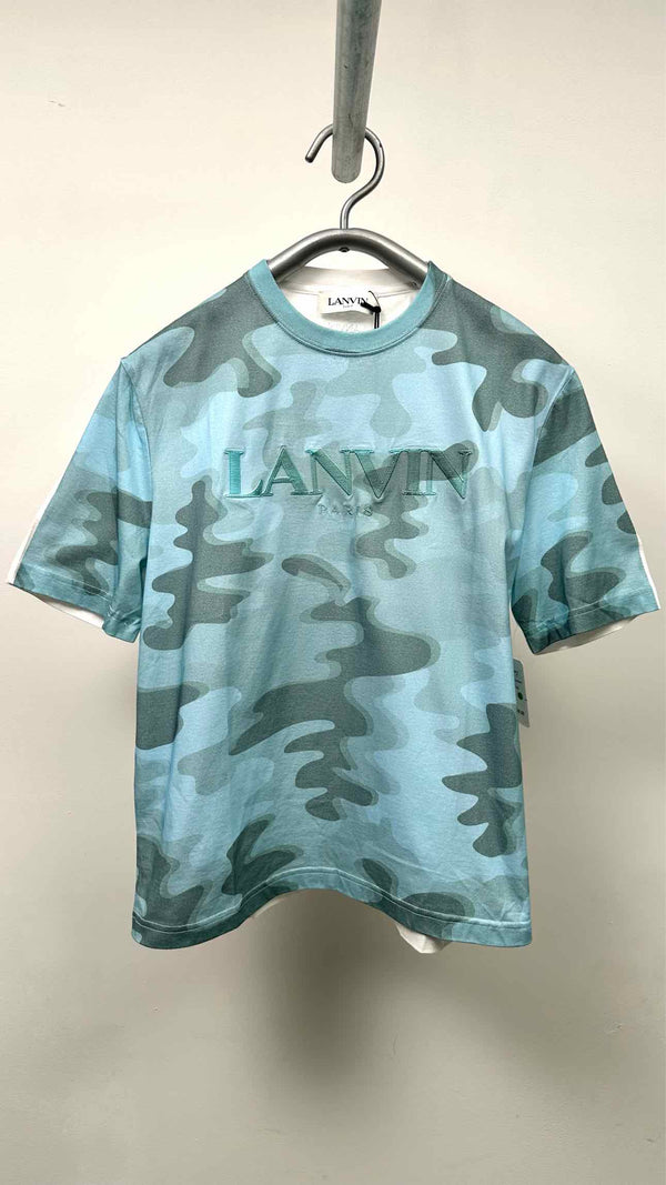 Lanvin Logo Camo T-shirt