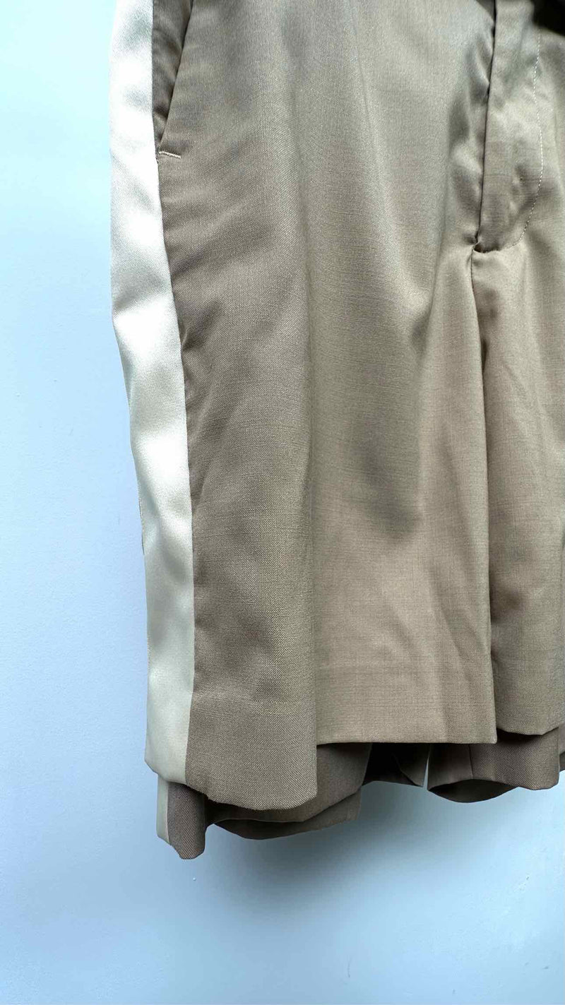 Sacai Belted Layered Shorts