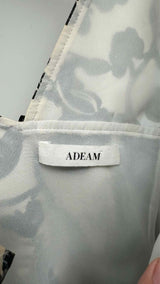 Adeam N/S Asymmetrical Floral Long Dress