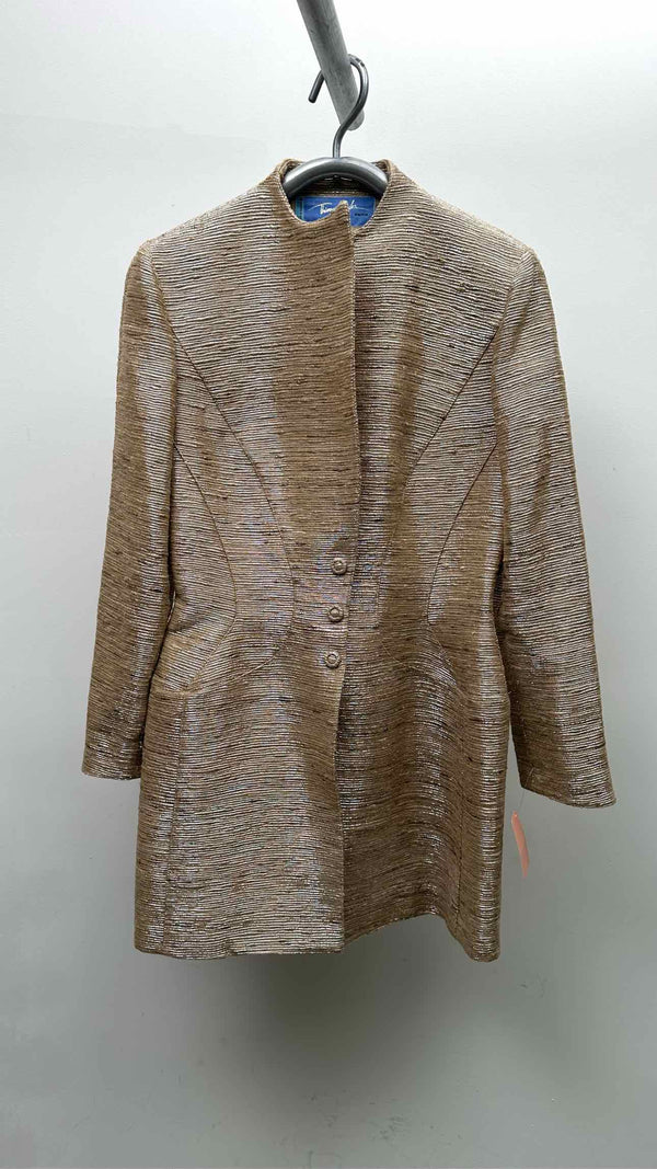 MUGLER Metallic Threading Jacket