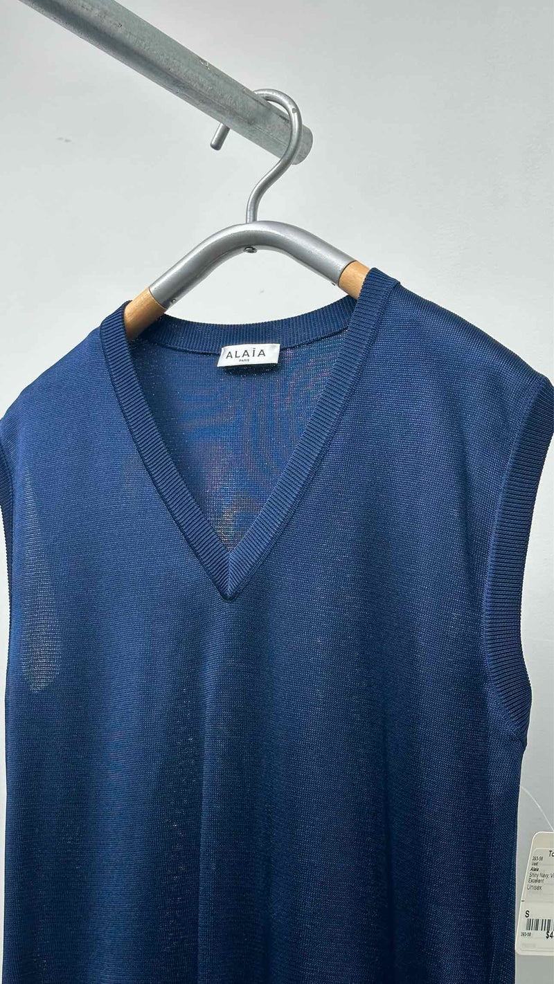 Alaia V-neck Knit Vest