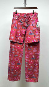 Kiko Kostadinov X Hysteric Glamour Multi-Logo Skirt Jeans