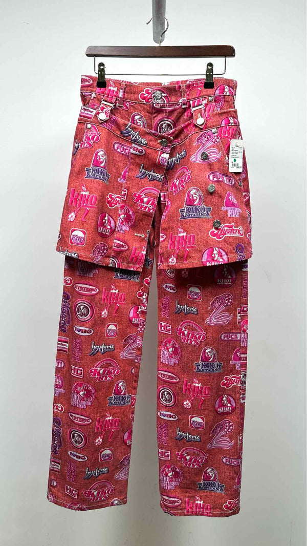 Kiko Kostadinov X Hysteric Glamour Multi-Logo Skirt Jeans