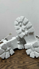 PRADA Soft Cage Blanco Sandals