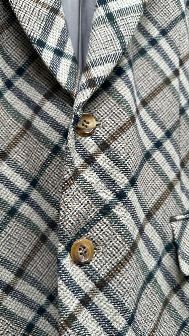 Comme Des Garcons Homme Plus Check Wool Suits
