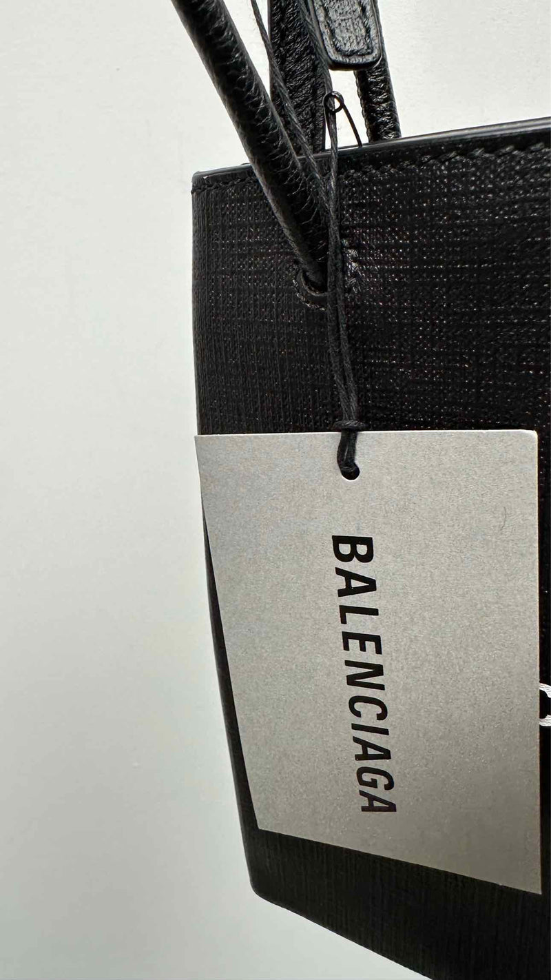 Balenciaga Leather Logo Shoulder Bag