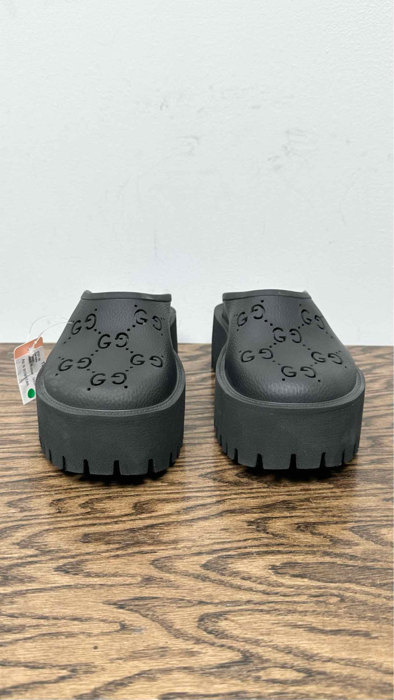 Gucci GG Monogram Perforated Elea Sandals