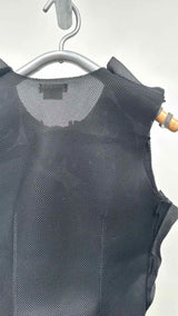 Comme Des Garcons N/S Mesh-Rose Side-Zip Top