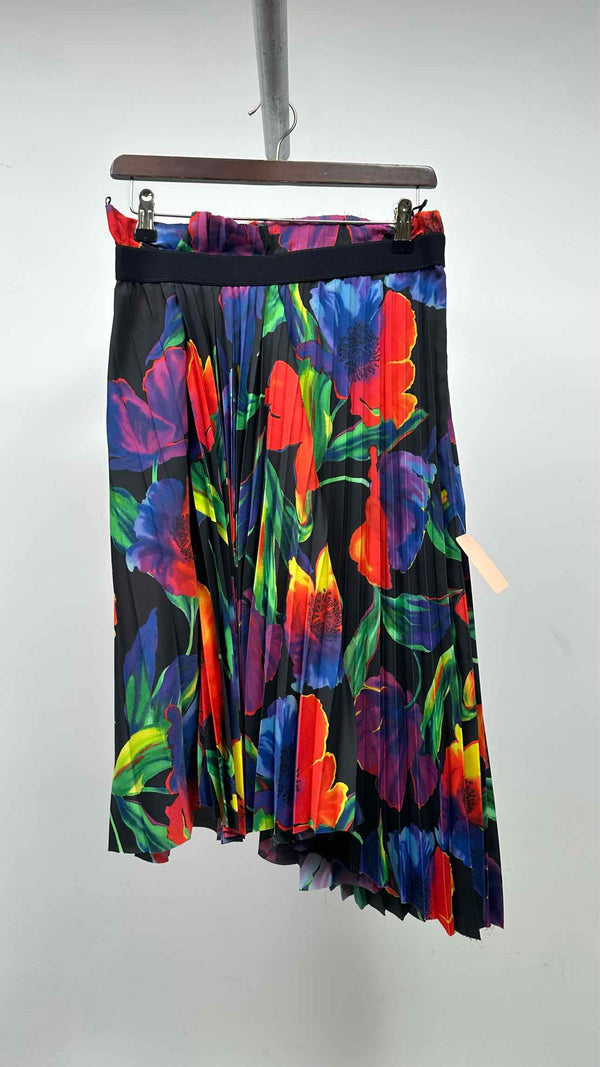 Balansa Mid-length Pleated Floral Skirt