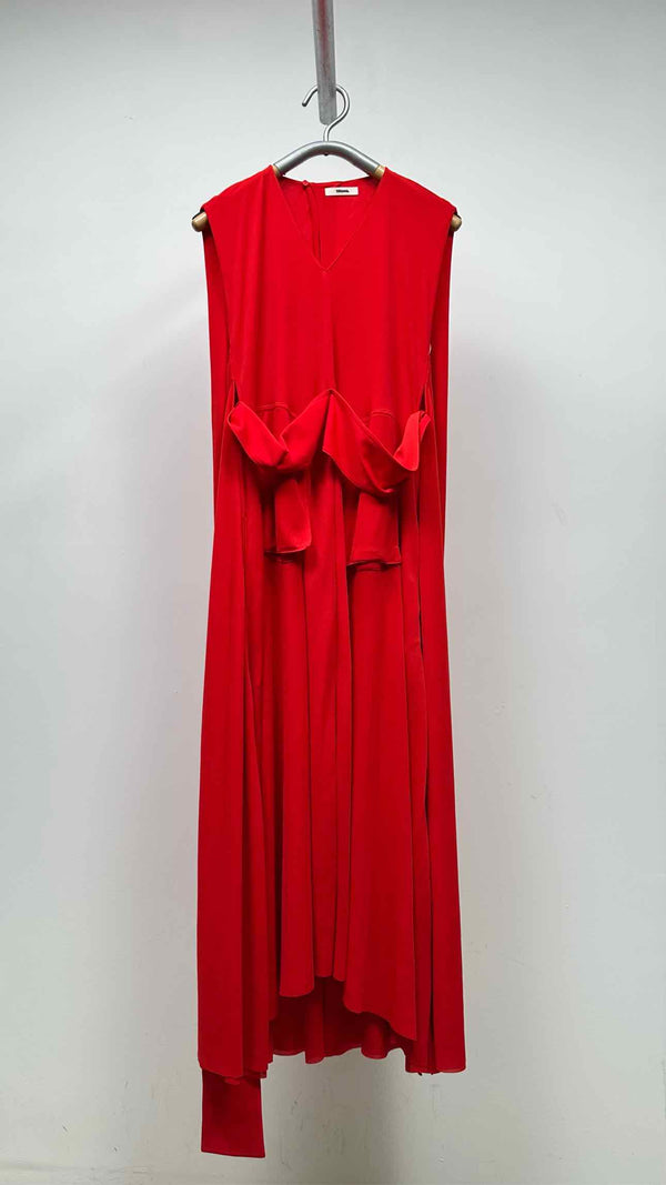 CELINE N/S Cape-Back Maxi Dress