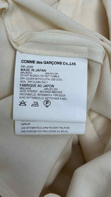 Comme Des Garcons Gathered Collar Light Jacket