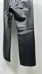 Sandro Leather Flare Pants
