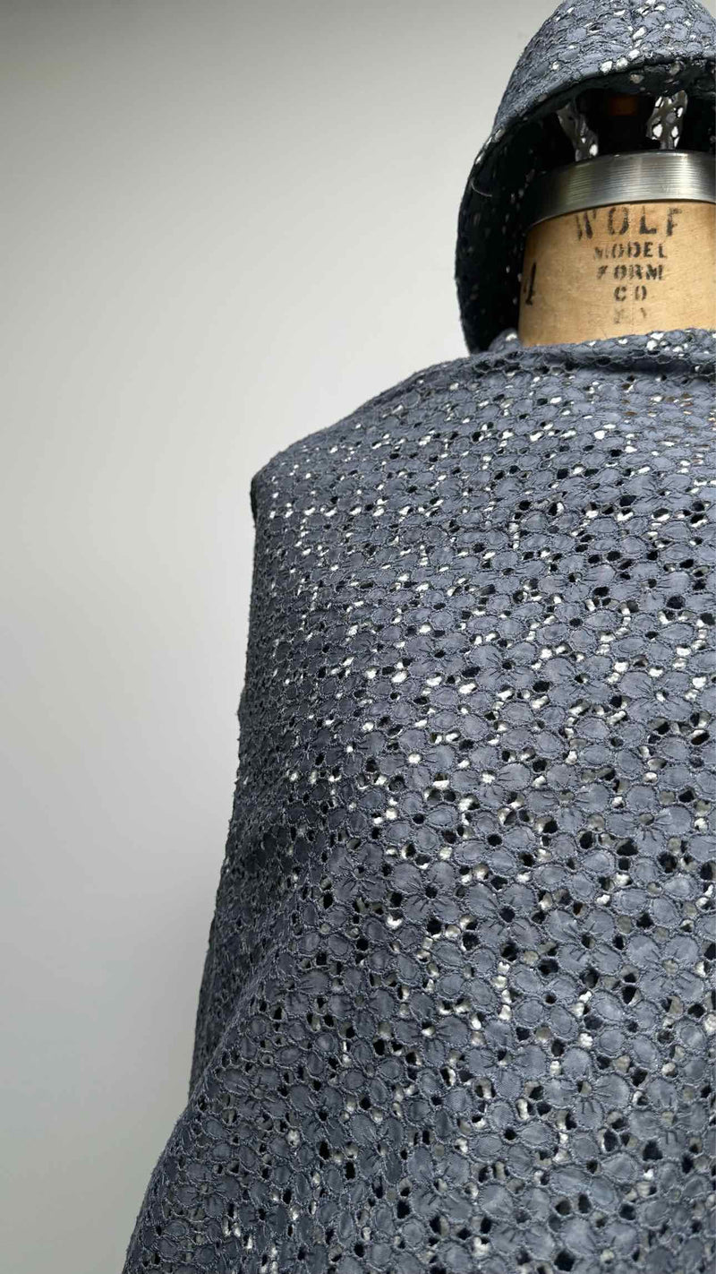 Andre Walker For Dover Street Market Reversible Lace Knit Wrap Cardigan