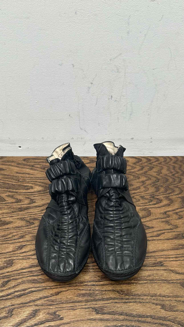 Margiela High-top Velcro Gathered Sneakers