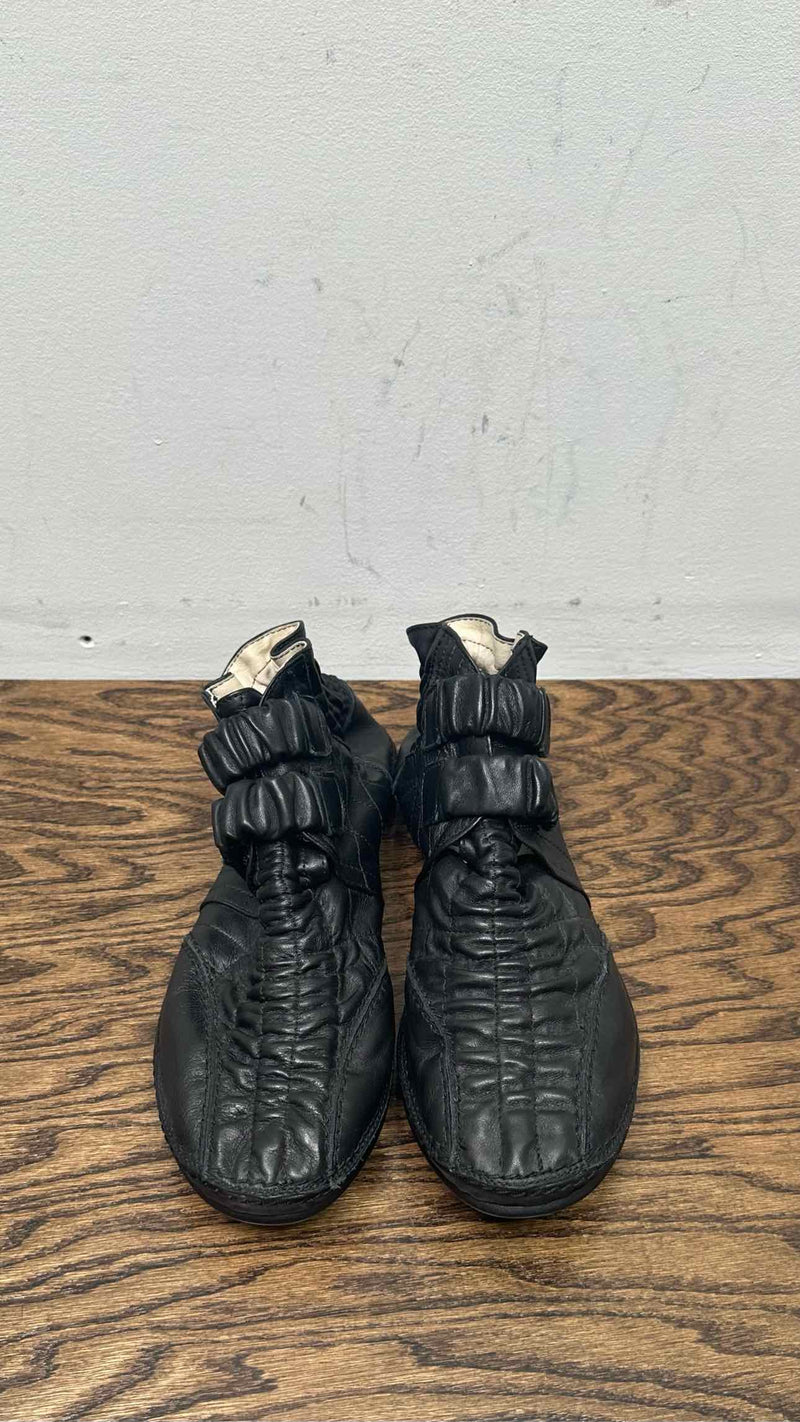 Margiela High-top Velcro Gathered Sneakers