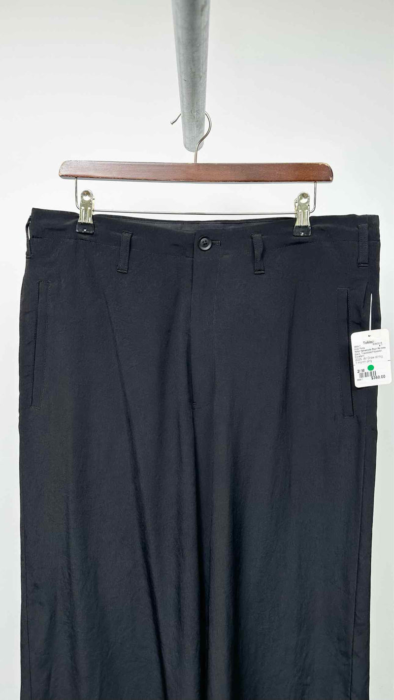 Yohji Yamamoto Pour Homme Cropped Wide Easy Pants