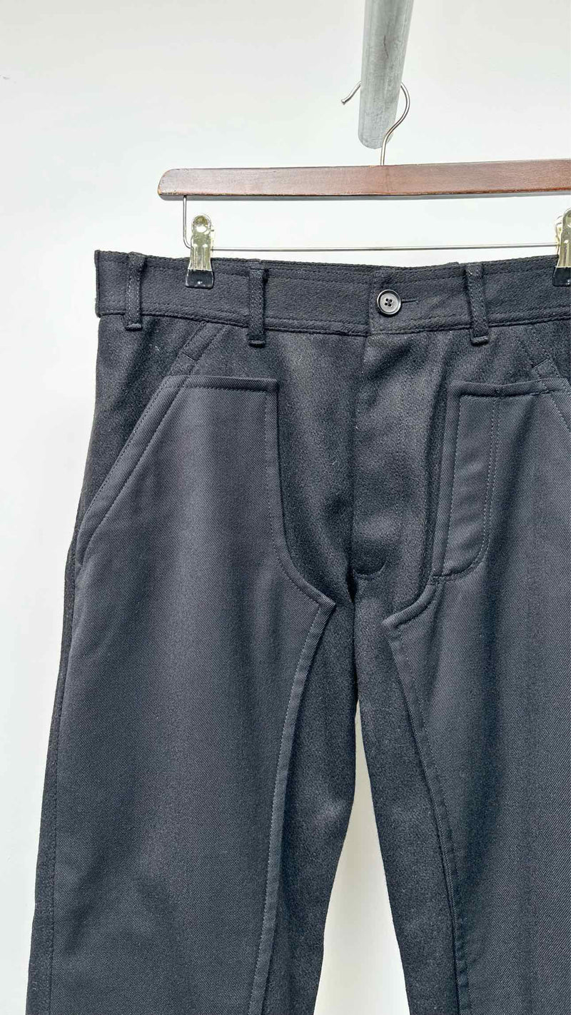 Comme Des Garcons Shirt Double-kee Wool Pants