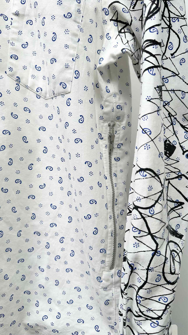 Comme Des Garcons Shirt L/S Detailed Printed Shirt