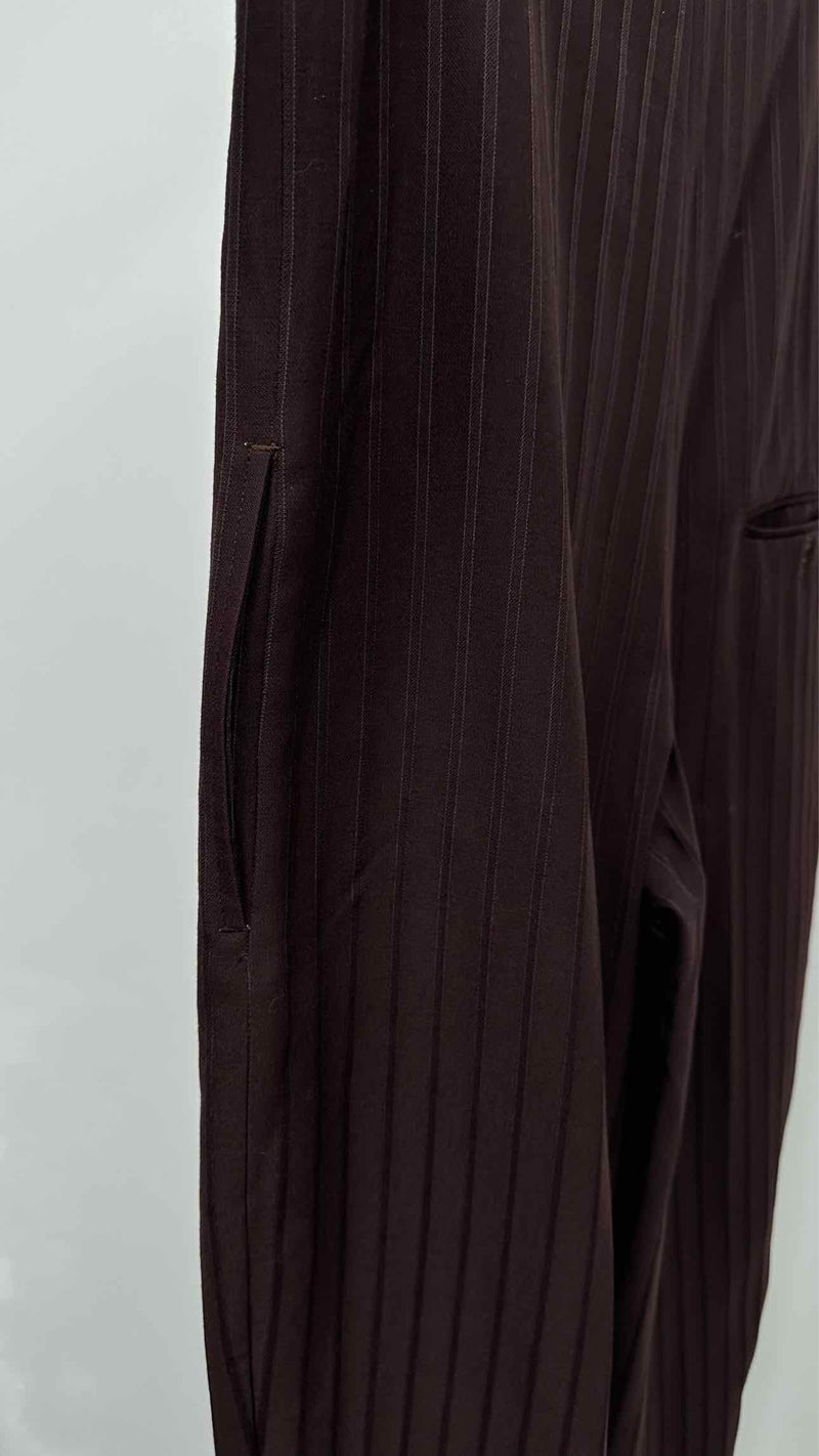 Jean Paul Gaultier High-waisted Stripe Wide Pants