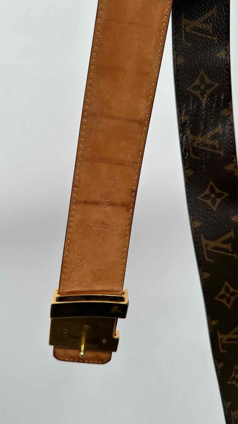 Louis Vuitton Monogram Leather Belt