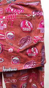 Kiko Kostadinov X Hysteric Glamour Multi-Logo Skirt Jeans