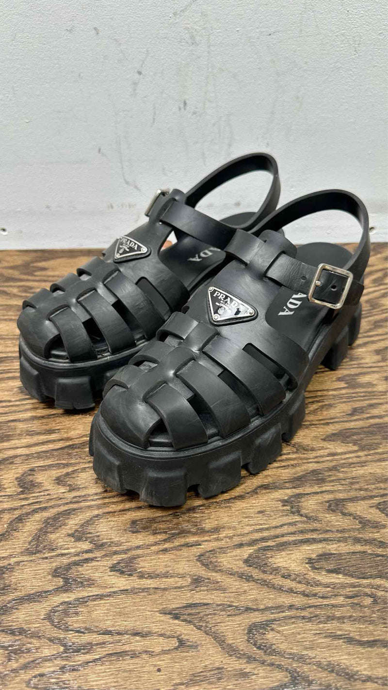 PRADA Monolith Rubber Sandals