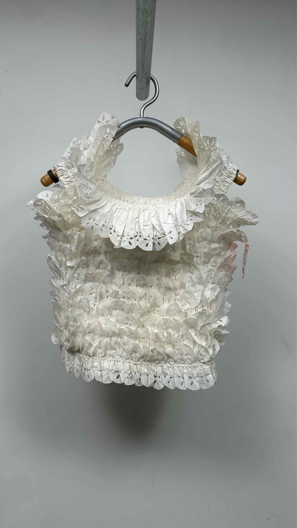 Issey Miyake N/S EyeLet Tiered Top