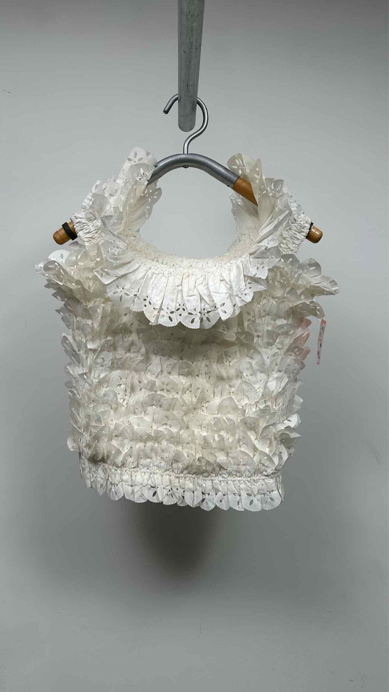 Issey Miyake N/S EyeLet Tiered Top