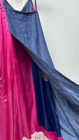 Junya Watanabe N/S Denim Scarf Hybrid Wrap Dress