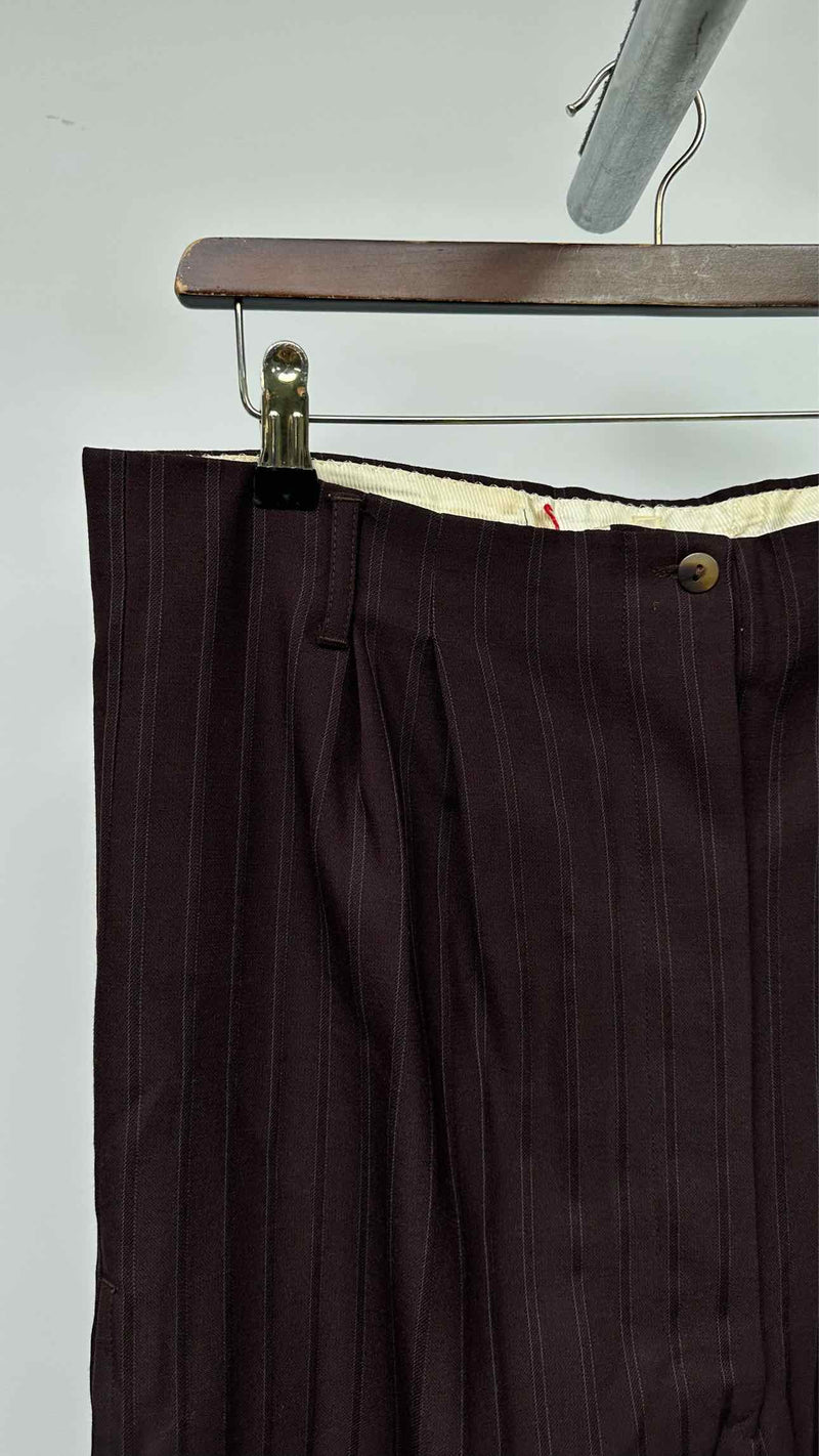 Jean Paul Gaultier High-waisted Stripe Wide Pants