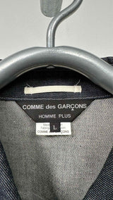 Comme Des Garcons Homme Plus Zip-up Denim Hybrid Jacket
