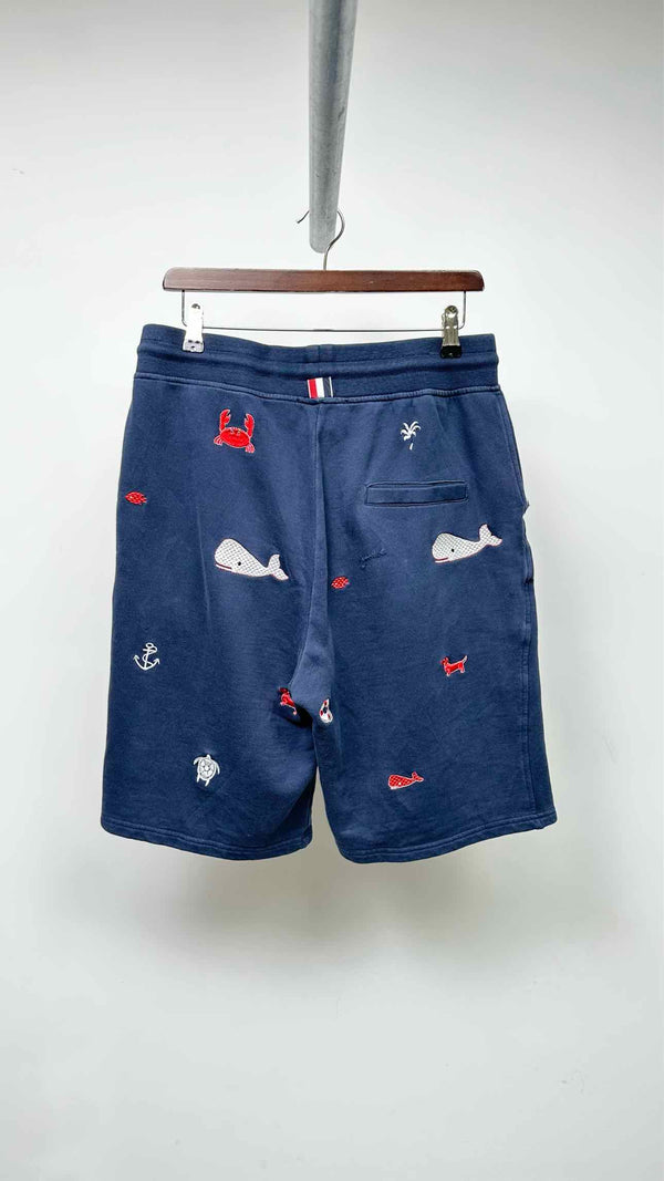 Thom Browne Embroidered Easy Shorts